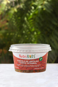 CAZUELA DE LENTEJAS Y ARROZ INTEGRAL